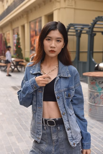 Blusa Canelada Bege Manga Longa